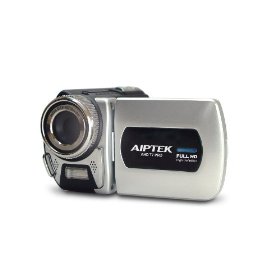 Aiptek PHD11X PocketDV T7 Pro Economy Full HD 1080P, 2.4 LCD Screen, Silver