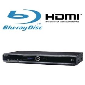 Aquos 1080P Blu-ray Disc Player with Upconversion