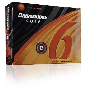 Bridgestone E6 Optic Orange Golf Ball (2011 Model)