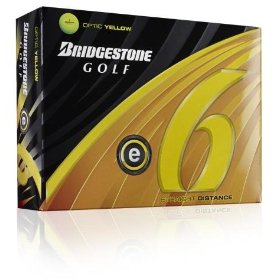 Bridgestone E6 Optic Yellow Golf Ball (2011 Model)