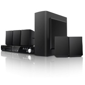 Coby DVD938 5.1-Channel DVD Home Theater System with Digital AM/FM Tuner (Black)