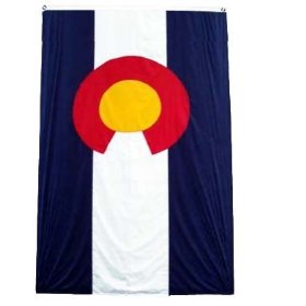 Colorado US State Flag: 3x5foot poly