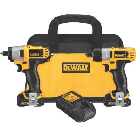 DEWALT DCK210S2 12-Volt Max Screwdriver / Impact Driver Combo Kit