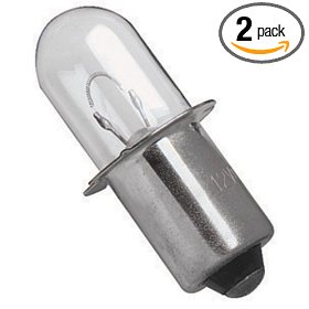 DEWALT DW9043 12-Volt Flashlight Xenon Replacement Bulb (2 Pack)