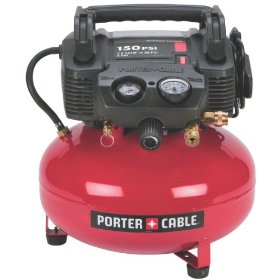 Factory-Reconditioned Porter-Cable C2002R Oil-Free UMC Pancake Compressor