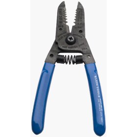 Klein 1011 Wire Stripper Cutter Solid and Stranded Wire Blue 6 1/8 Inches