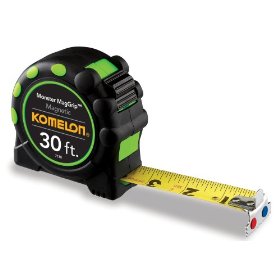 Komelon 7130 Monster MagGrip 30-Feet Measuring Tape with Magnetic End