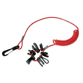 Kwik Tek BKS-6 Boat Kill Switch Keys with Lanyard