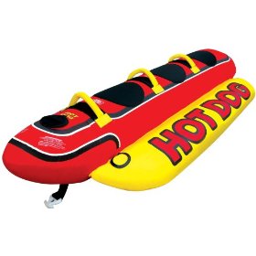 Kwik Tek Hd-3 Tube Inflatable Hot Dog 44-Inch X 102-Inch3-Passenger Airhead