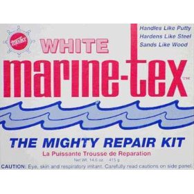 Marine Tex Mighty Repair Kit (White/White, 14-Ounce)