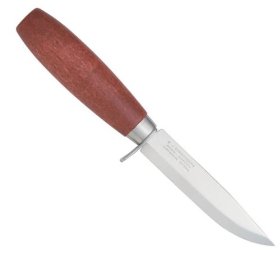 Mora of Sweden Knives 612 Carbon Steel FOS Morakniv Classic 612 Fixed Blade Knife with Red Wood Handle