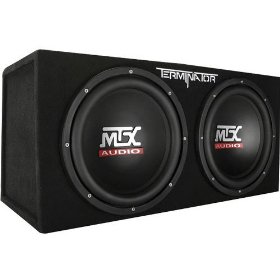MTX Audio Terminator Series TNE212D 1200 Watt Dual 12" Sub Enclosure