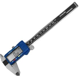 Neiko Pro-Quality 6" Digital Caliper Stainless Steel LCD - Extra Large LCD Display, MM/SAE/Fractions