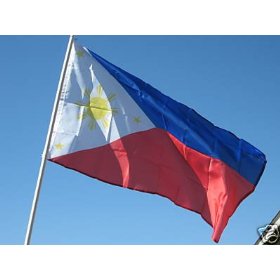 Philippines Flag 3ft x 5ft Superknit Polyester