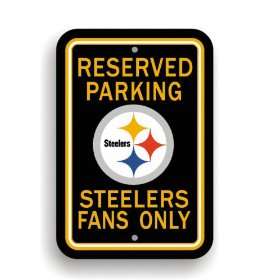 NFL Pittsburgh Steelers Plastic Parking Sign