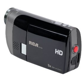 RCA EZ5100R Small Wonder Palm Style HD 1080P Digital Camcorder (Black/Slver)