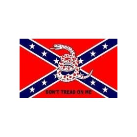 NEW 3x5 Rebel Don't Tread On Me Confederate Flag 3 x 5