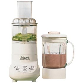Factory Reconditioned Cuisinart FPB-5PCFR SmartPower 5-Speed Duet Blender/Food Processor, White