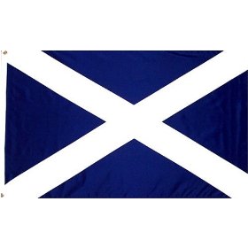 Scotland St Andrews CROSS Flag: 3x5ft Poly
