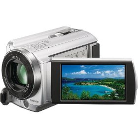 Sony Handycam DCR-SR68E - Camcorder - widescreen - 800 Kpix - optical zoom: 60 x - supported memory: SD, MS PRO Duo, SDHC - HDD : 80 GB - flash card