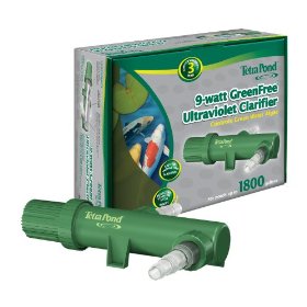 Tetra Pond GreenFree Clarifier UV1, 9 Watts, Ponds up to 1800 Gallons