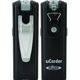 uCorder IRDC250 Wearable Video Camera / Recorder with 2 GB Built-in Memory plus PC Webcam (Black)