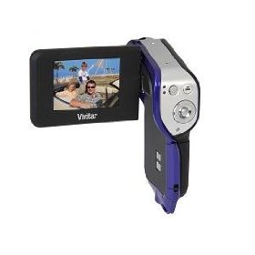 Vivitar Underwater Flash Memory Camcorder (DVR 850W-PR) with 128MB Internal Storage - Purple