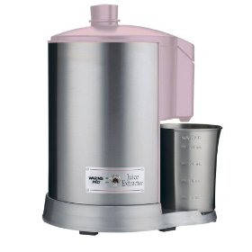 Waring Pro JEX328PK 400-Watt Juice Extractor, Pink